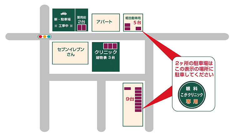 駐車場のご案内